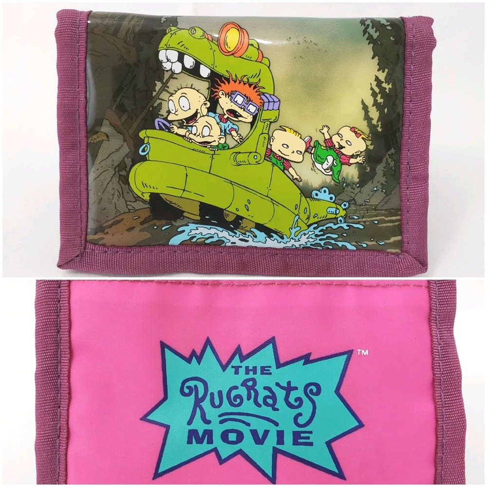 Rugrats Movie Wallet Viacom 1998 Reptar Chuckie Phil Tommy Dill Lillian